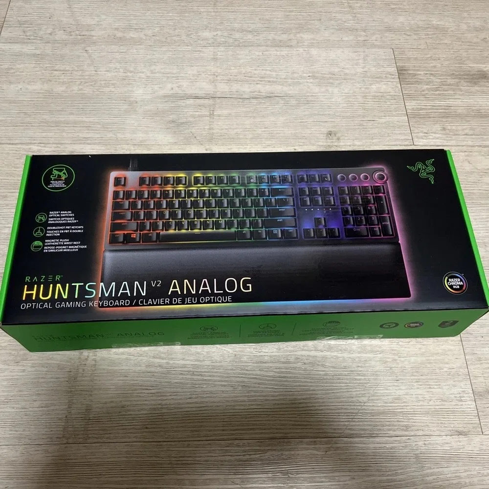 Razer Huntsman V2 Analog Gaming Keyboard Optical Switches‎ Black
